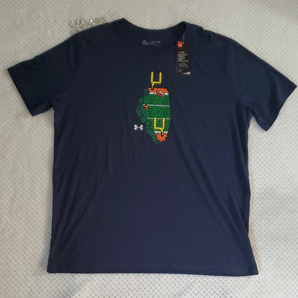 Under Armour Dark Blue Graphic Tee